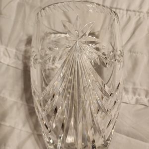 Crystal vase by waterford